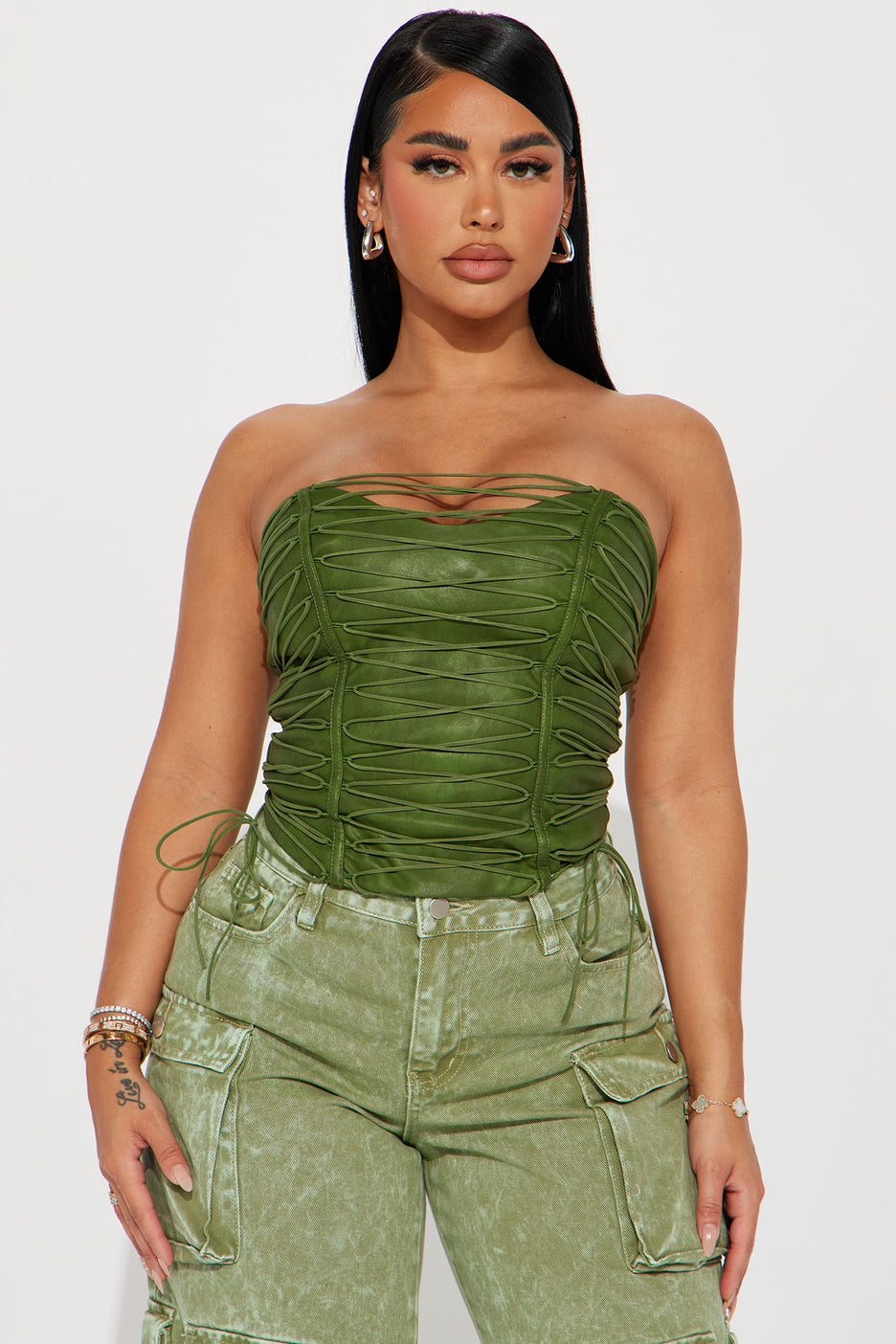Olive - Never Complicated Strappy Corset