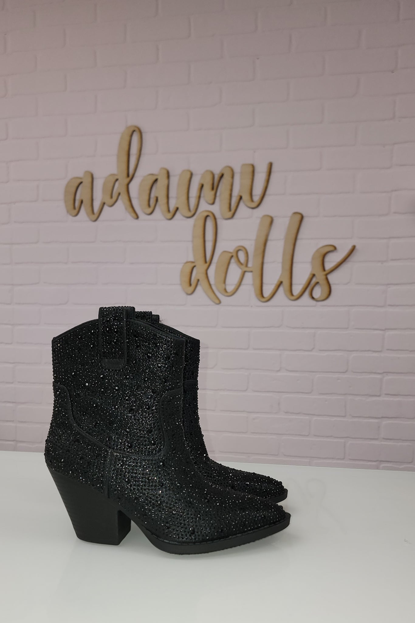 Rhinestone Western Boots - NO BOX