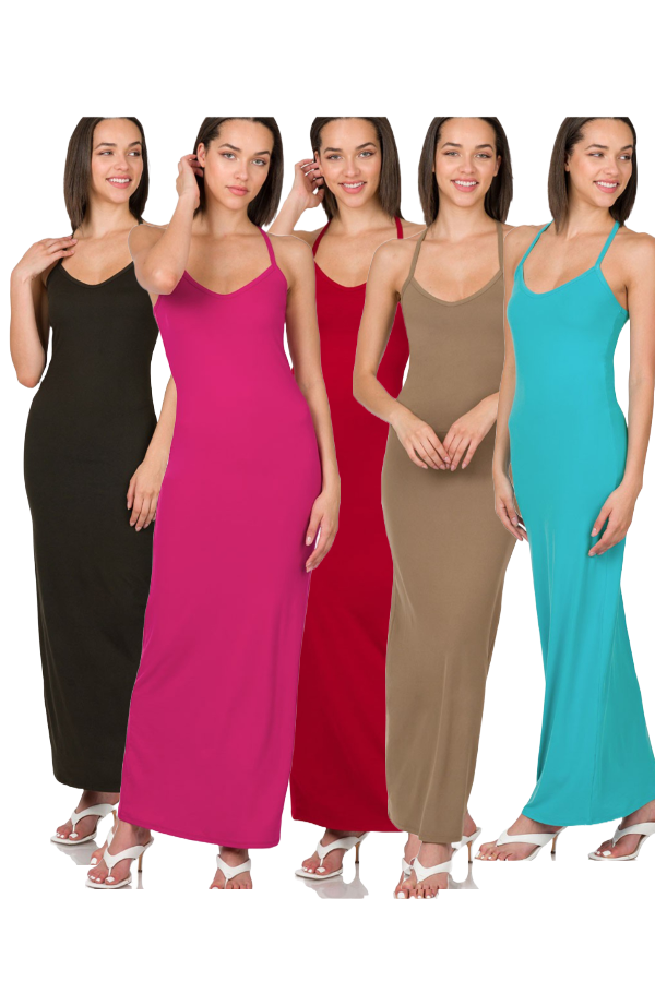 Buttery Soft V-Neck Maxi Dress