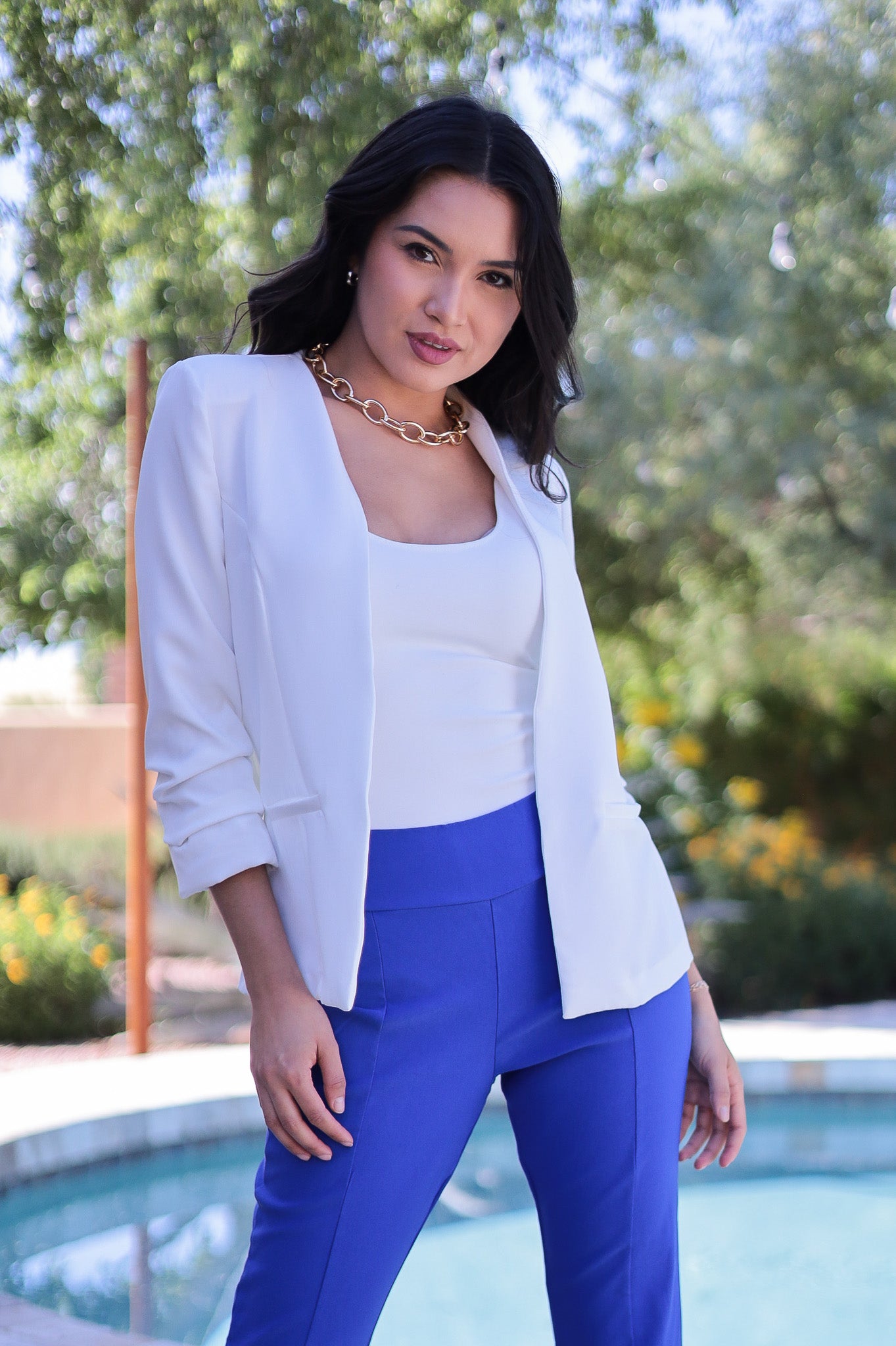 White - Formal Blazer Jacket