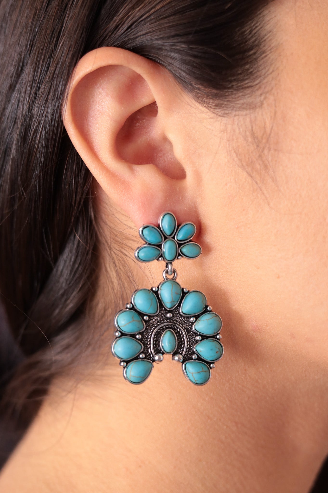 Turquoise - Western Boho Earrings