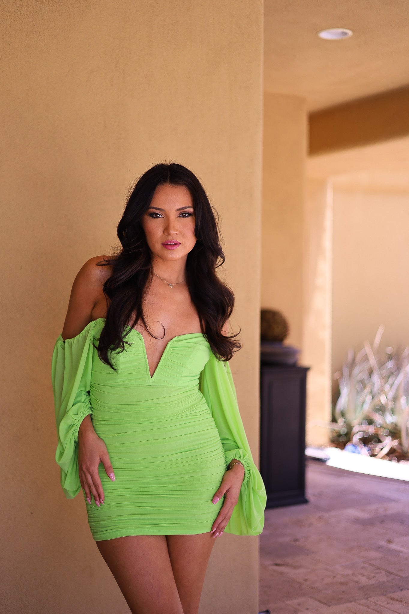 Lime Green - Angelic Dress