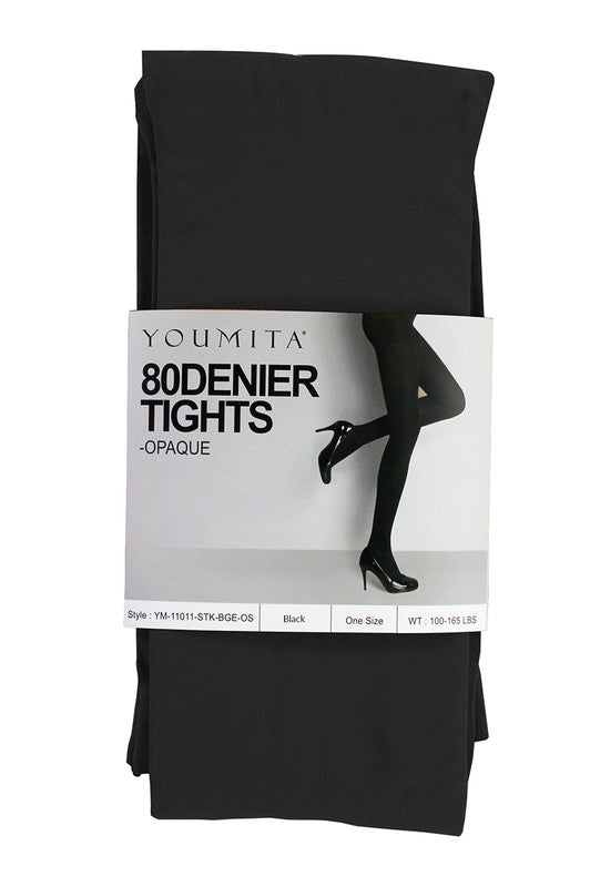 Black Thick Tights Stockings Leggings Hosiery