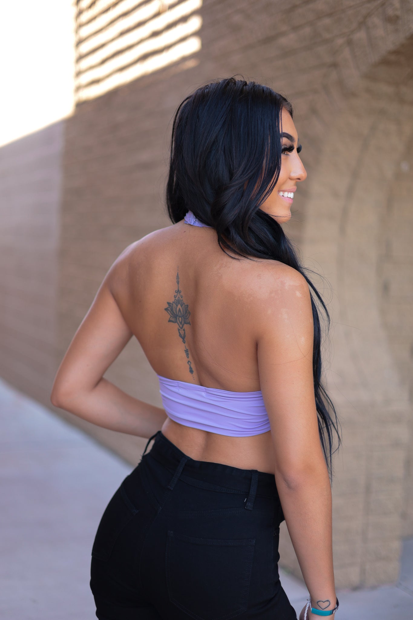 (L) Lavender - Better Ways Halter Top