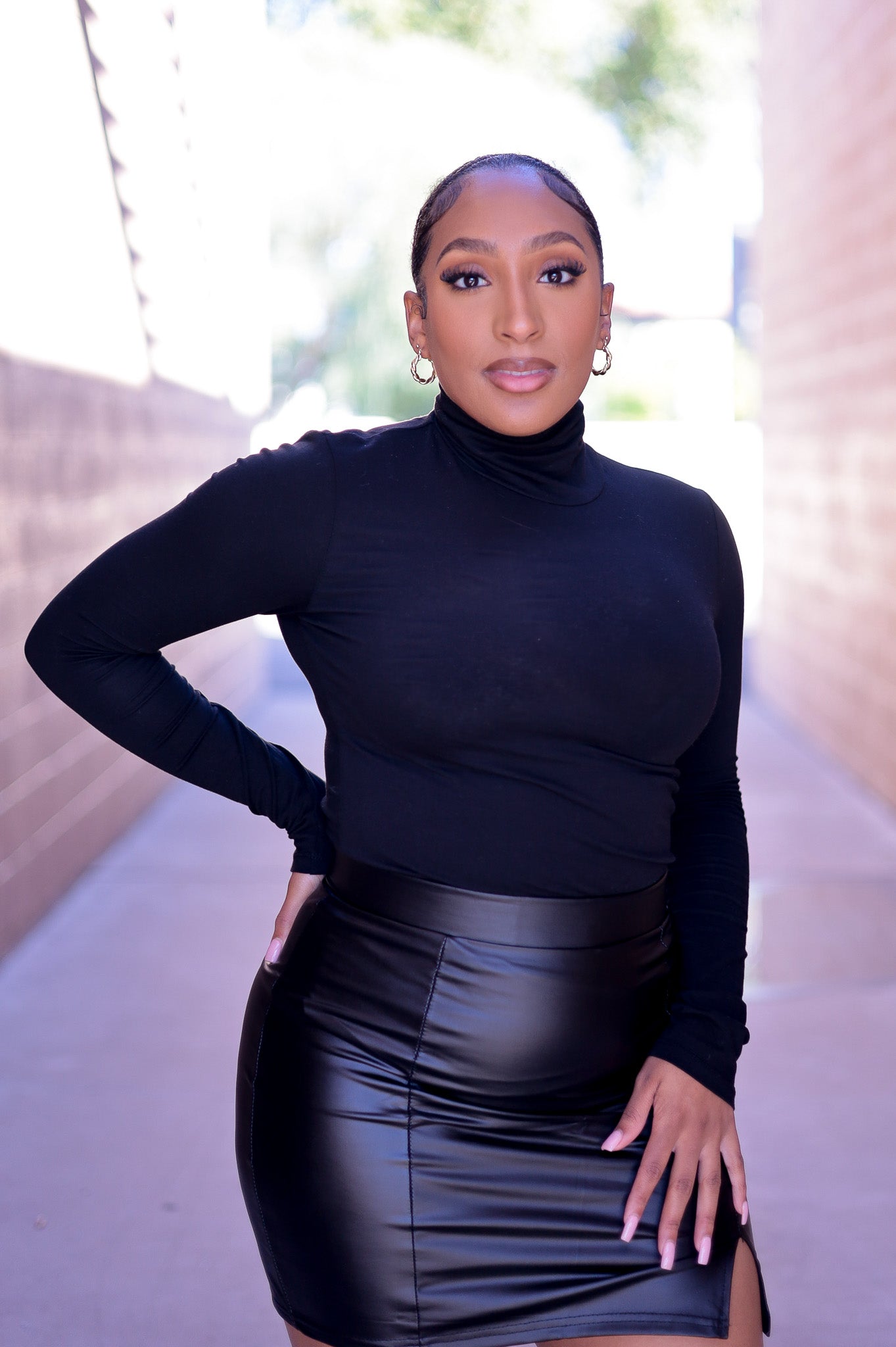 Essential Full Length Turtleneck