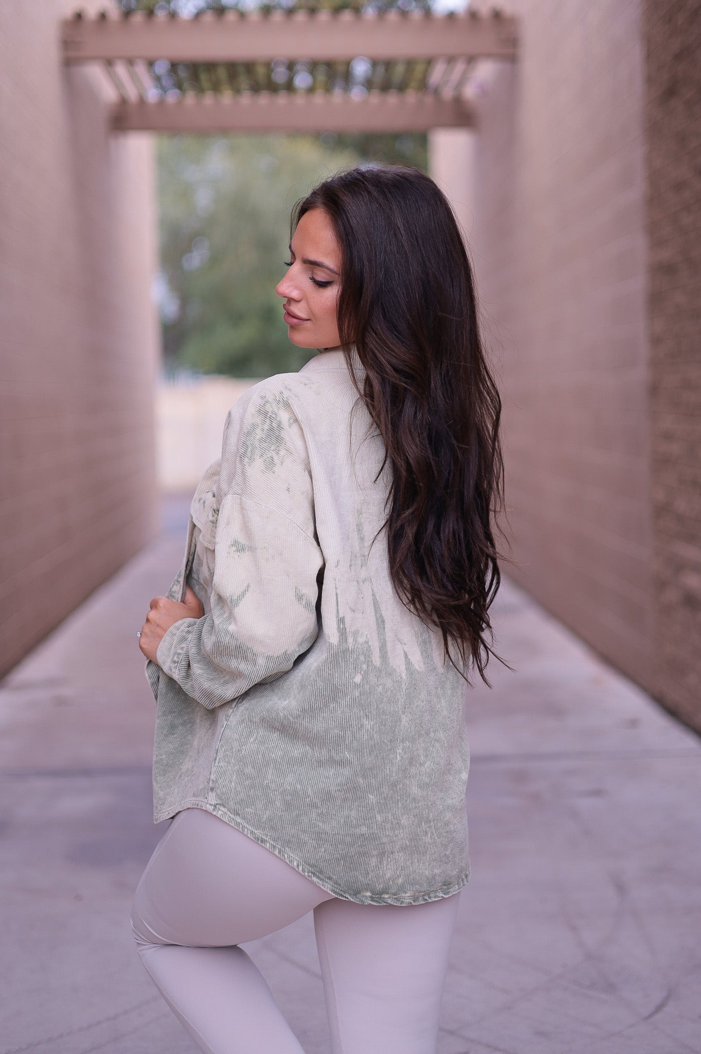 Olive - Corduroy Shacket