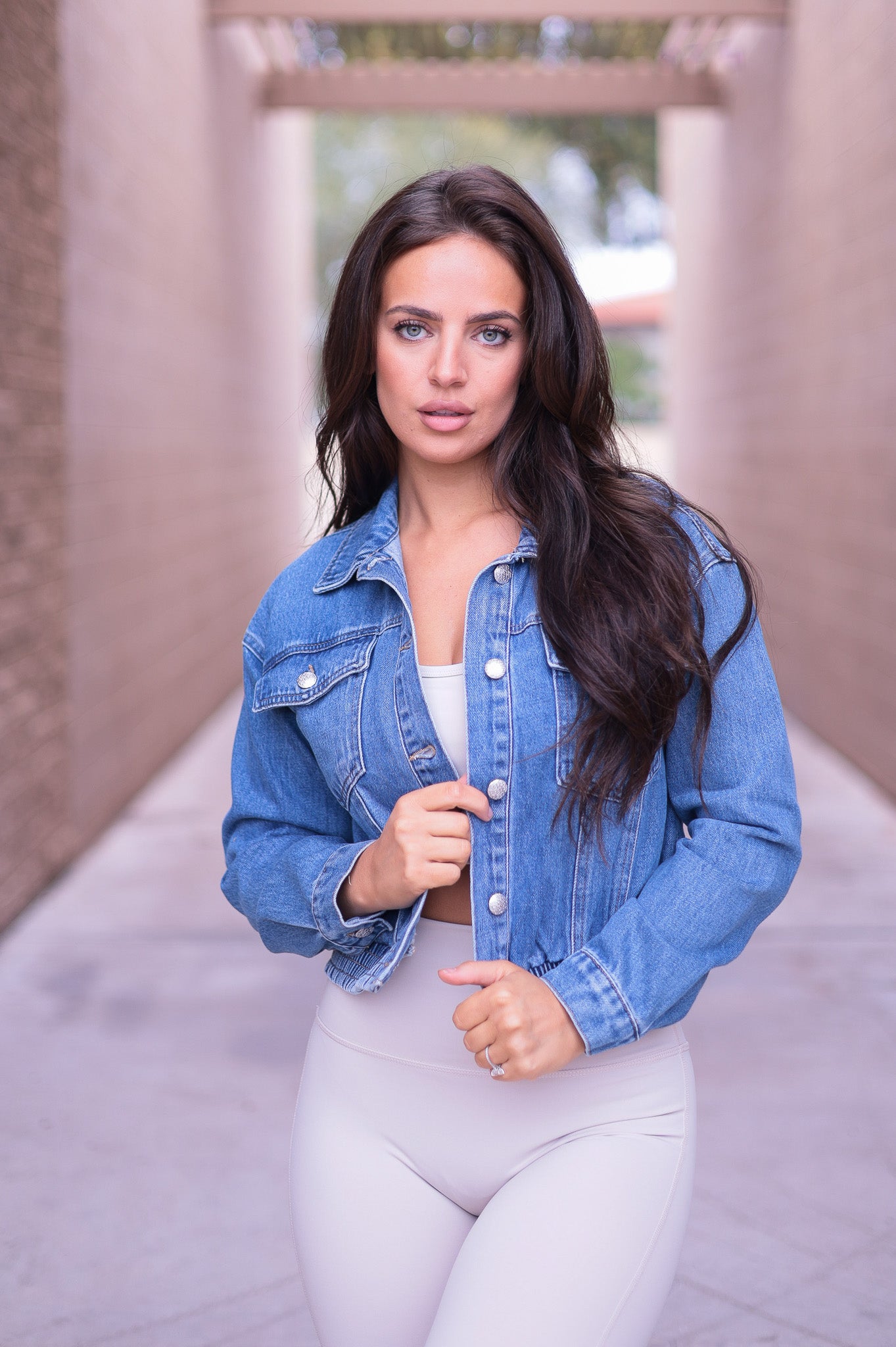 Laguna - Denim Crop Jean Jacket