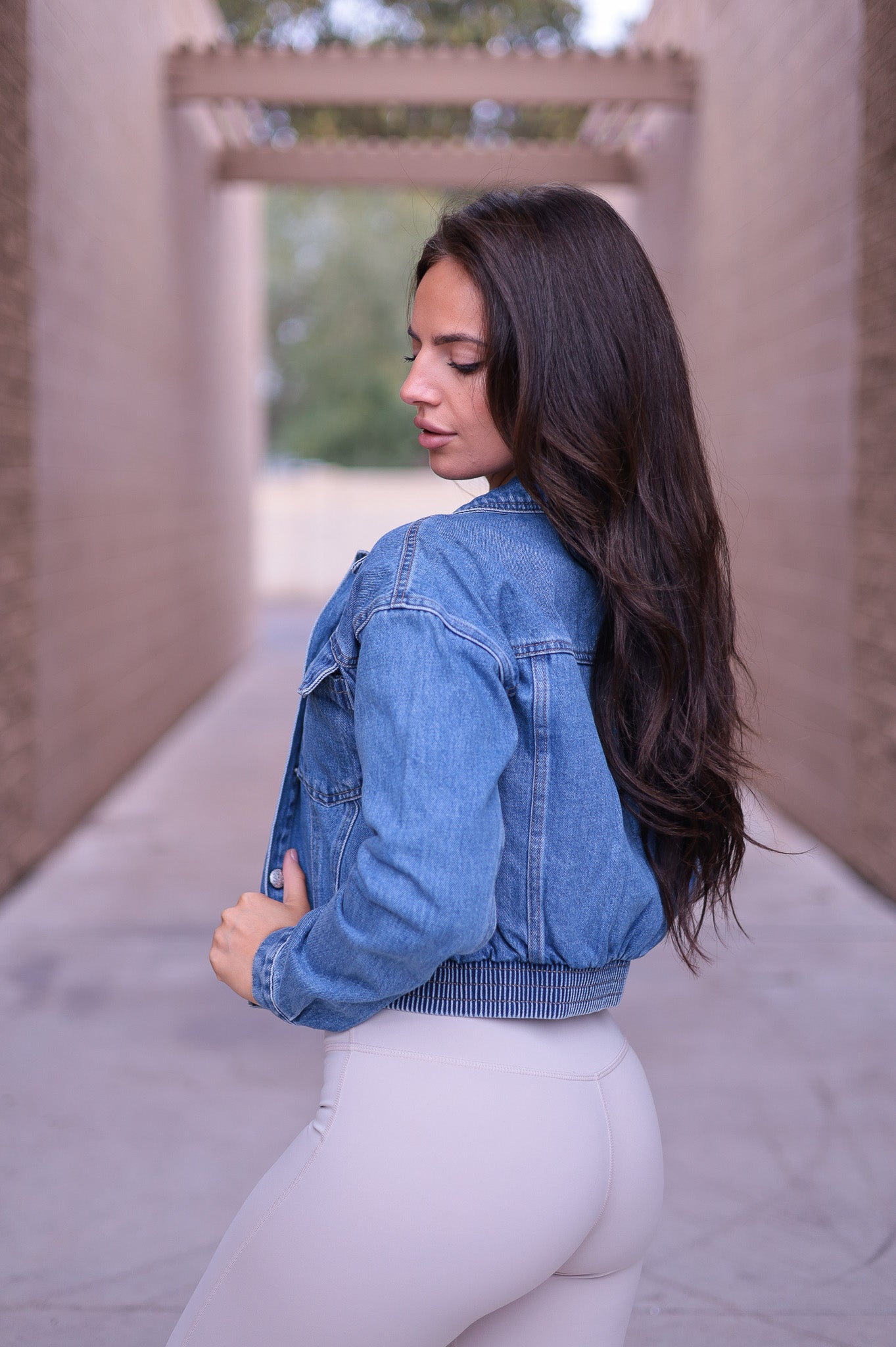 Laguna - Denim Crop Jean Jacket