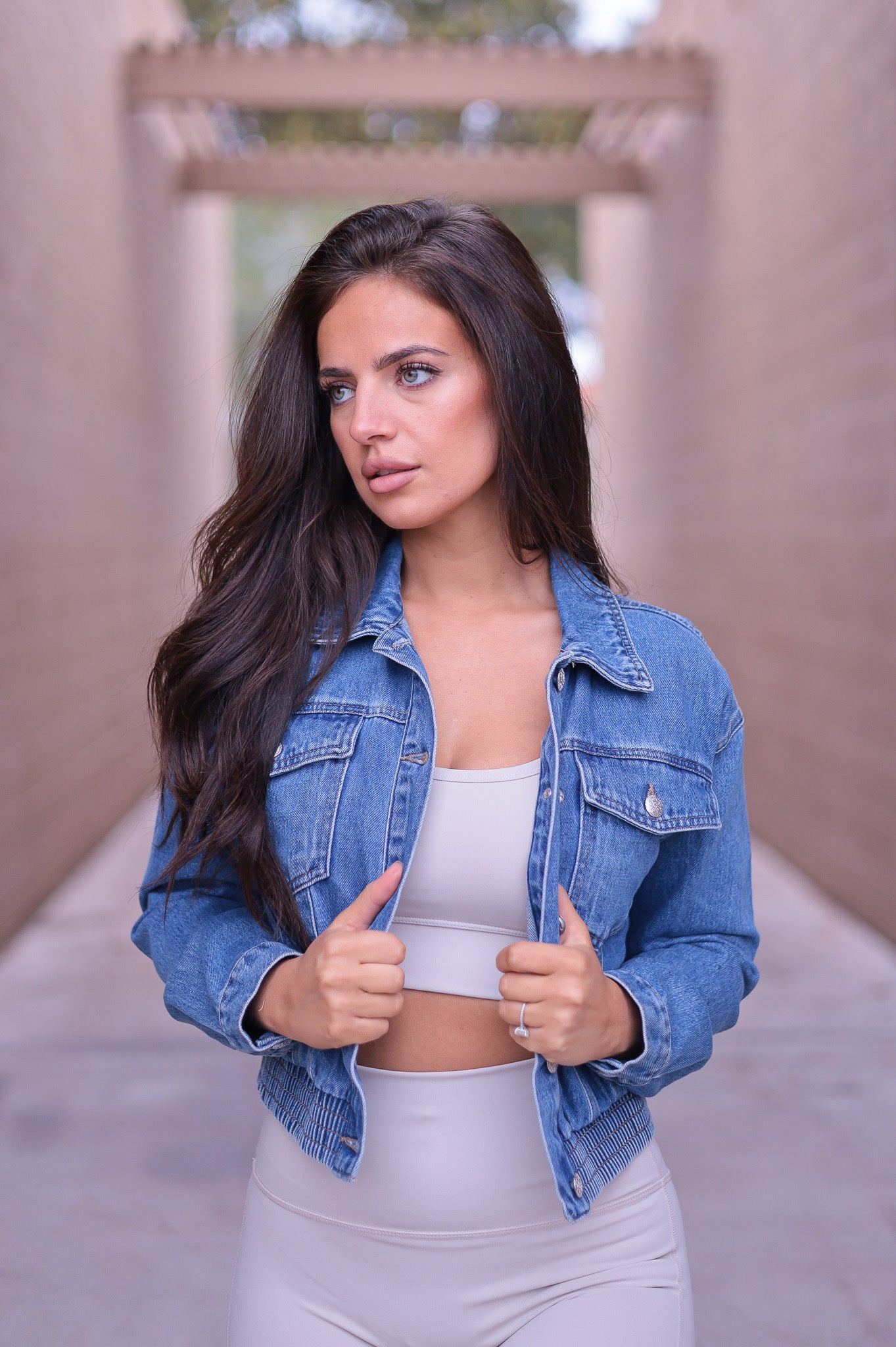 Laguna - Denim Crop Jean Jacket