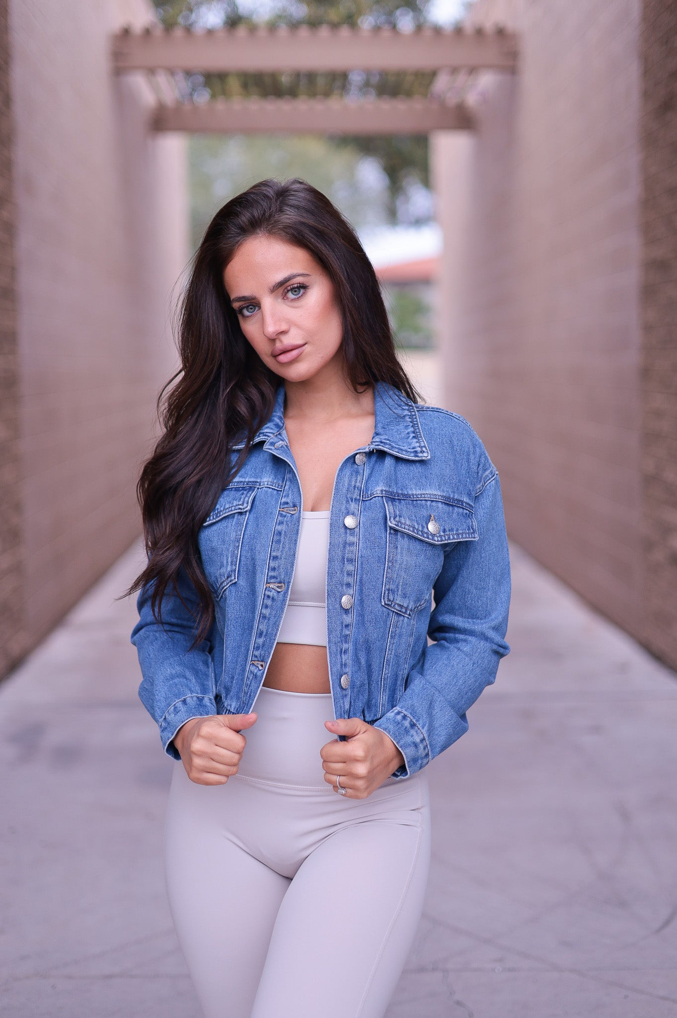 Laguna - Denim Crop Jean Jacket