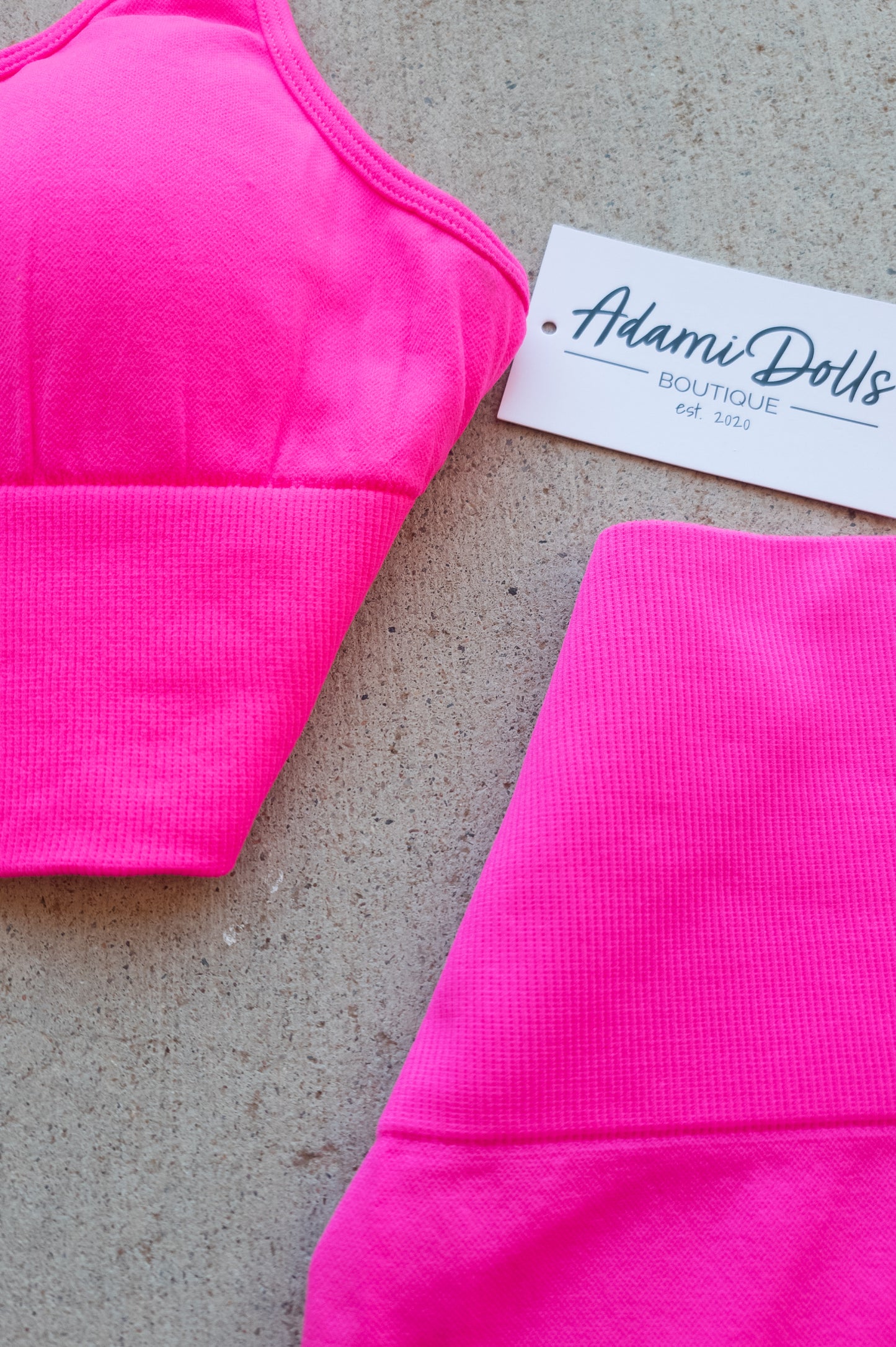 Neon Pink Intentions Set