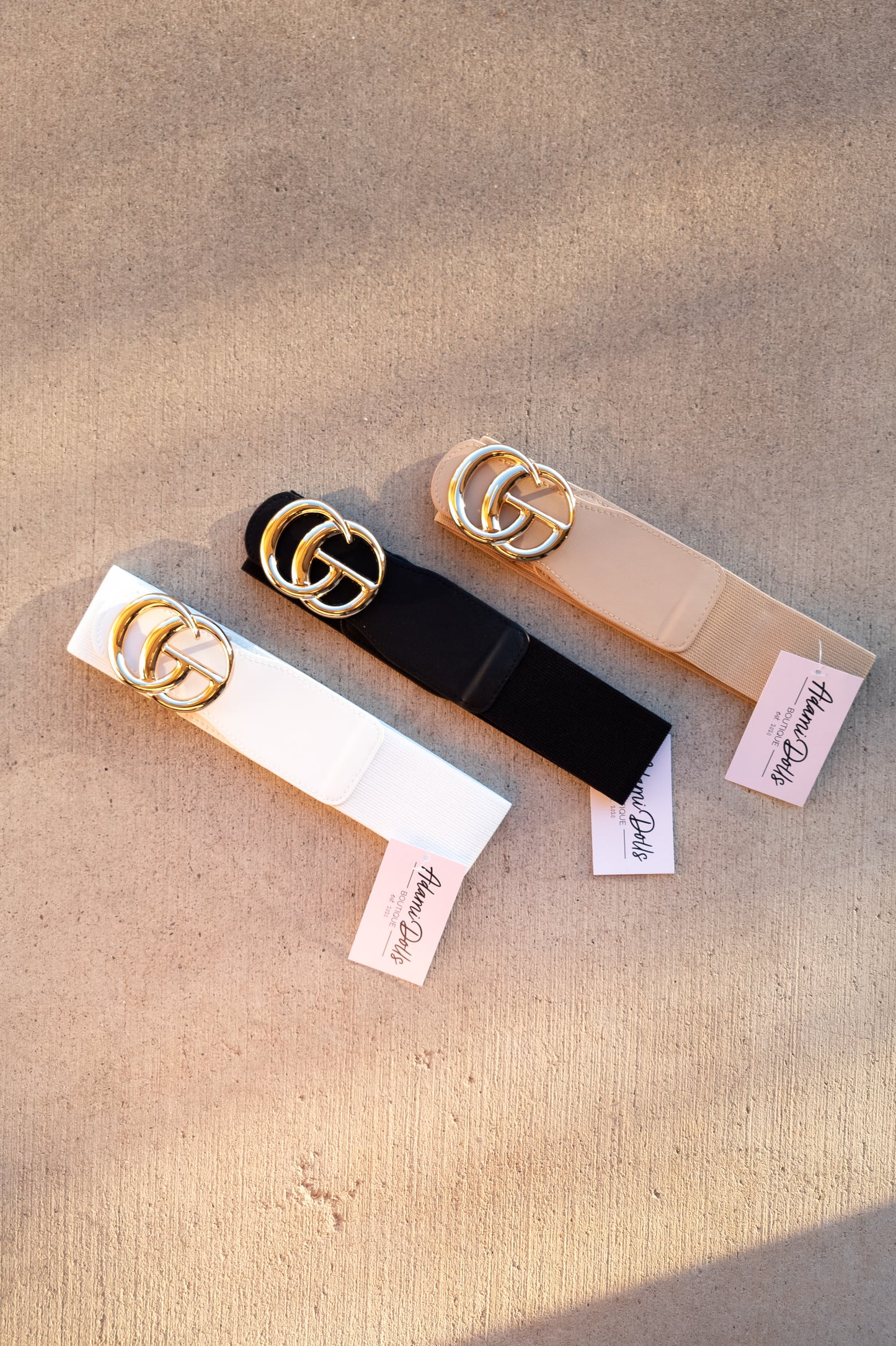 White - Oversized Belt