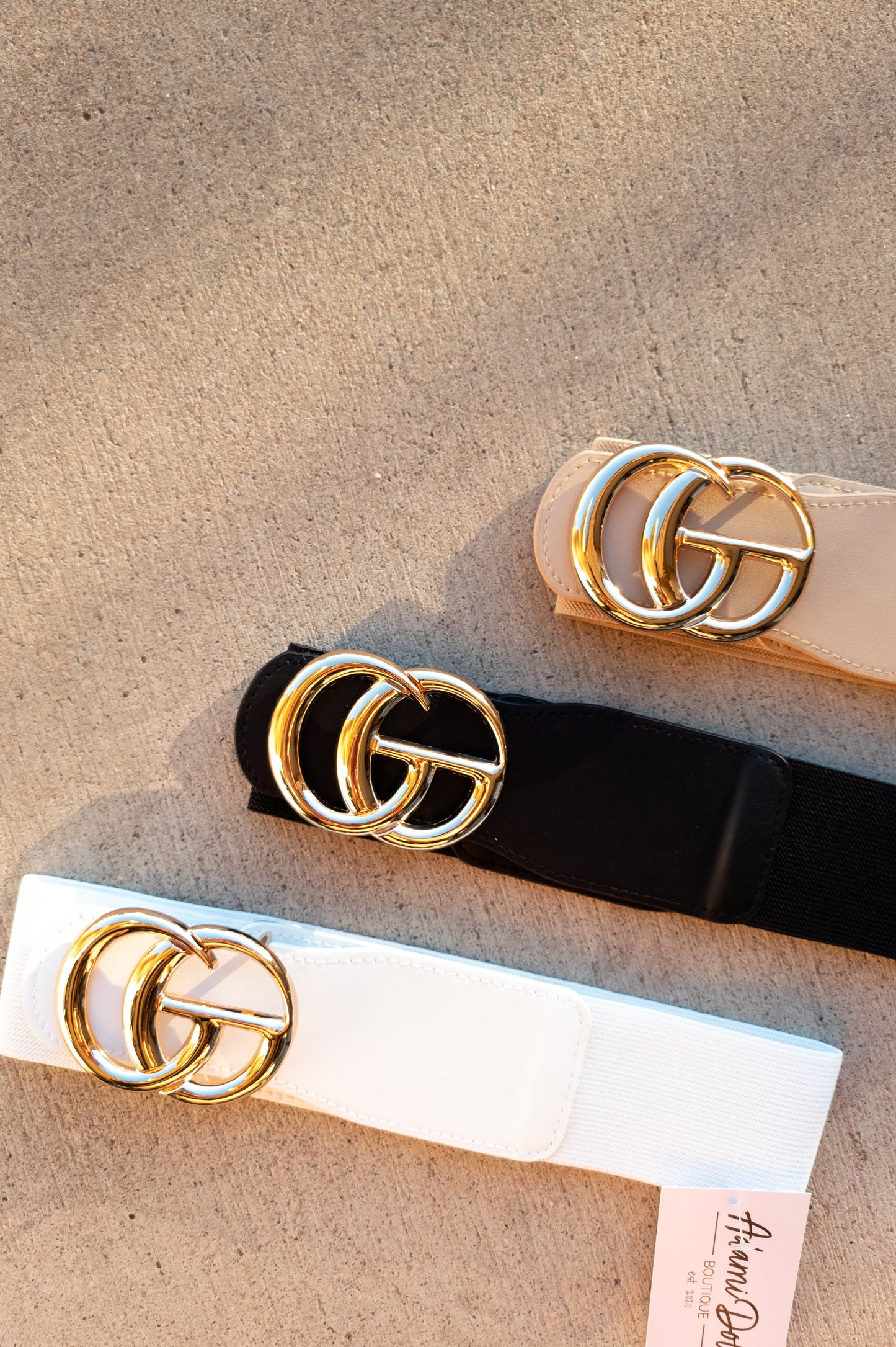 White - Oversized Belt