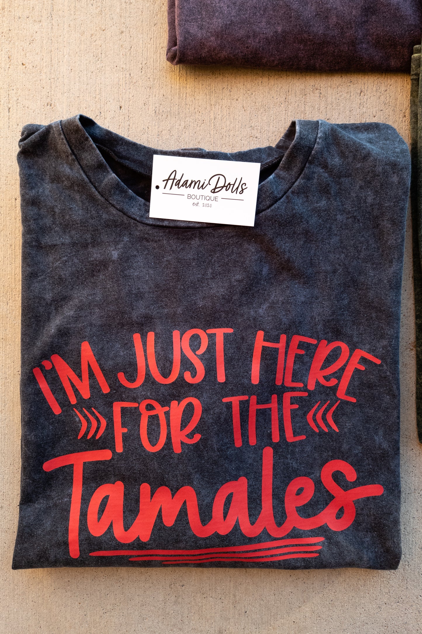 Christmas Graphic Tees - Acid Washed Oversized Tee - Zenana Acid Wash Tees T Shirts