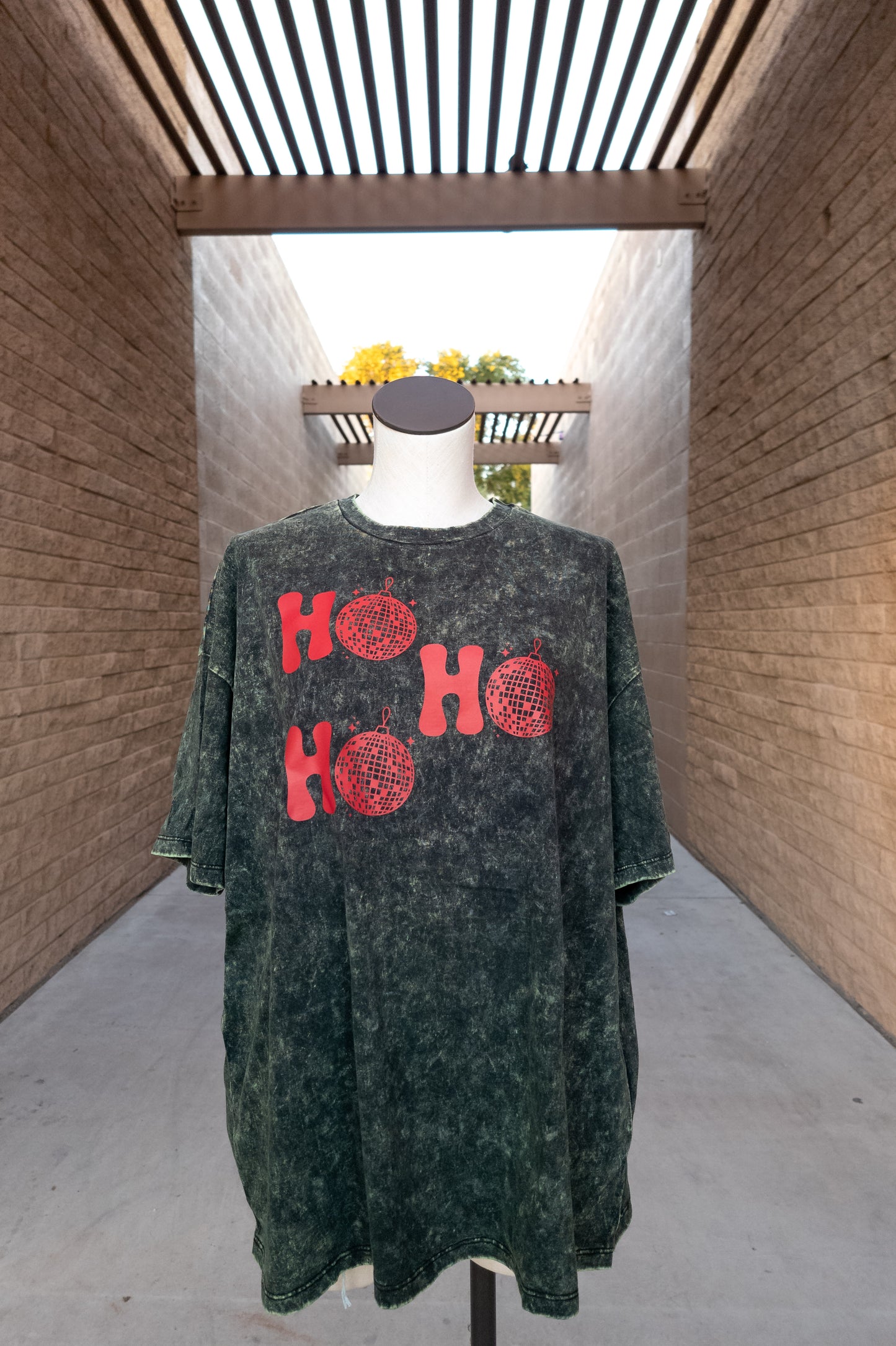 Christmas Graphic Tees - Acid Washed Oversized Tee - Zenana Acid Wash Tees T Shirts