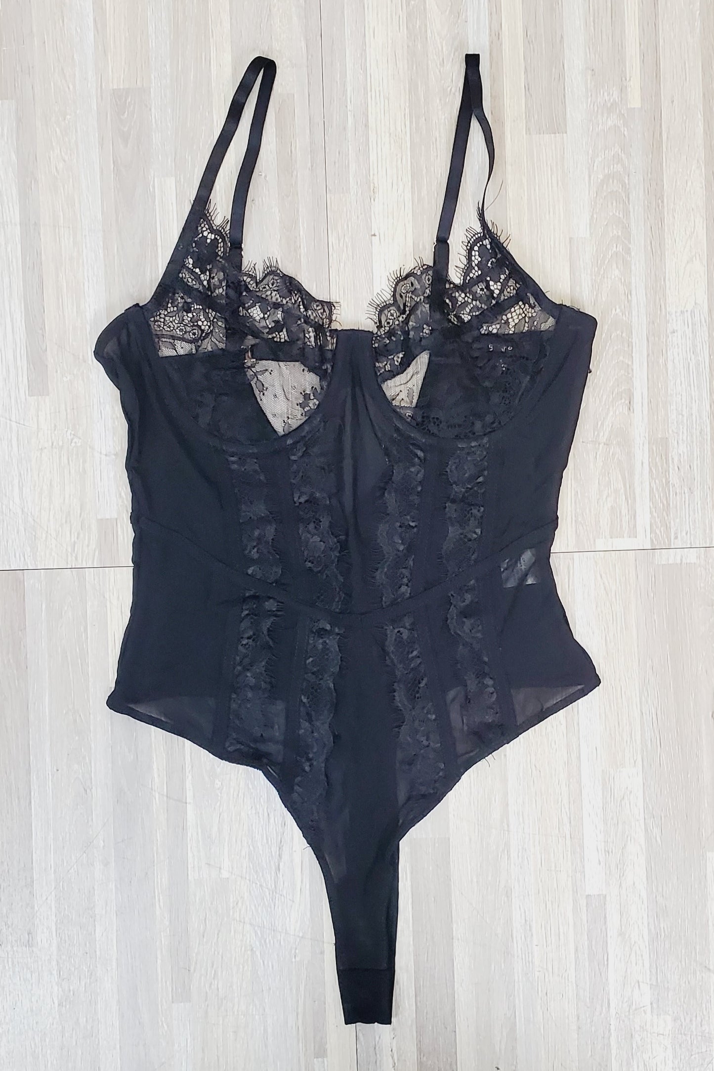 Black - Sadist Lingerie Teddy