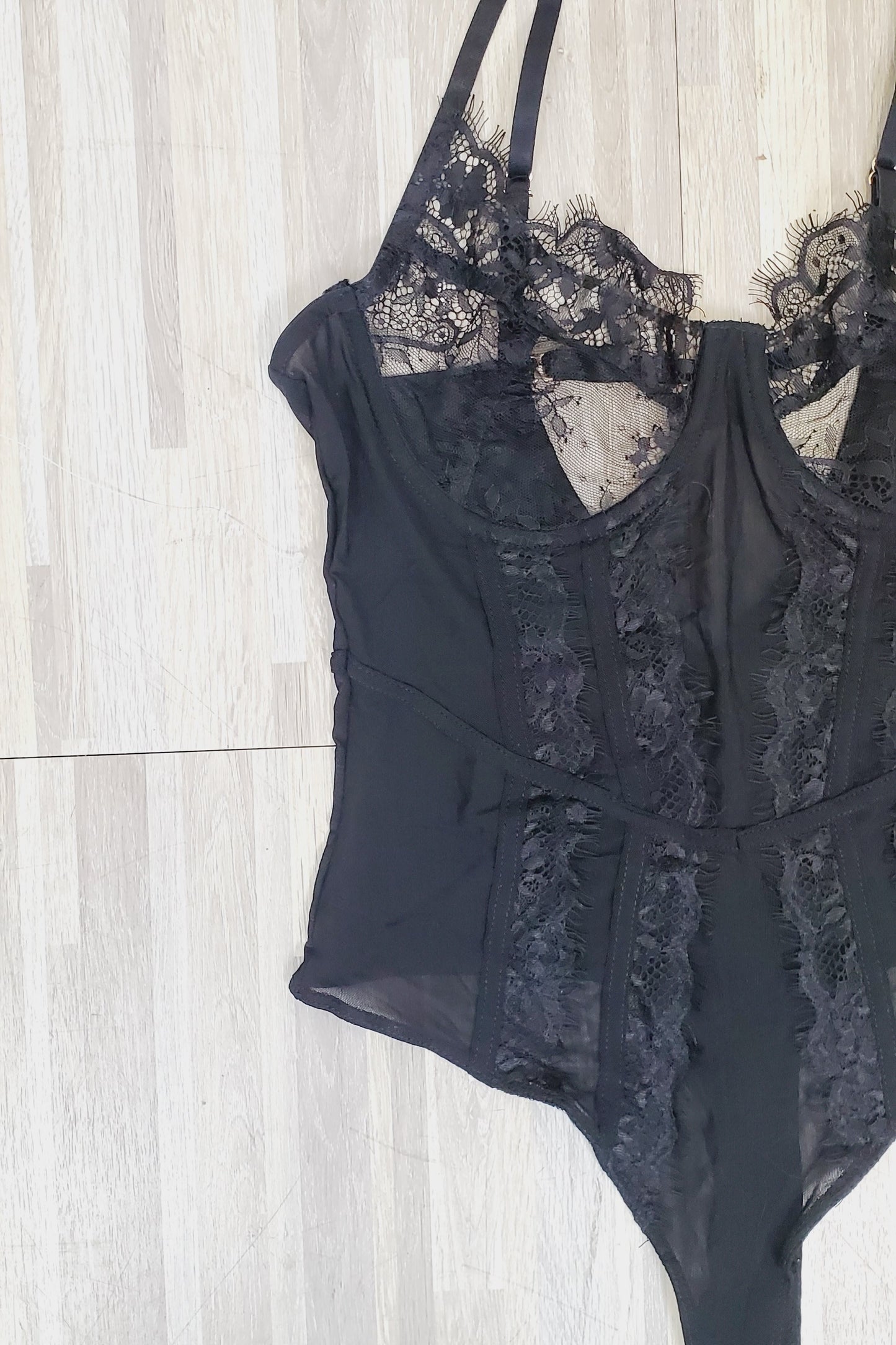 Black - Sadist Lingerie Teddy