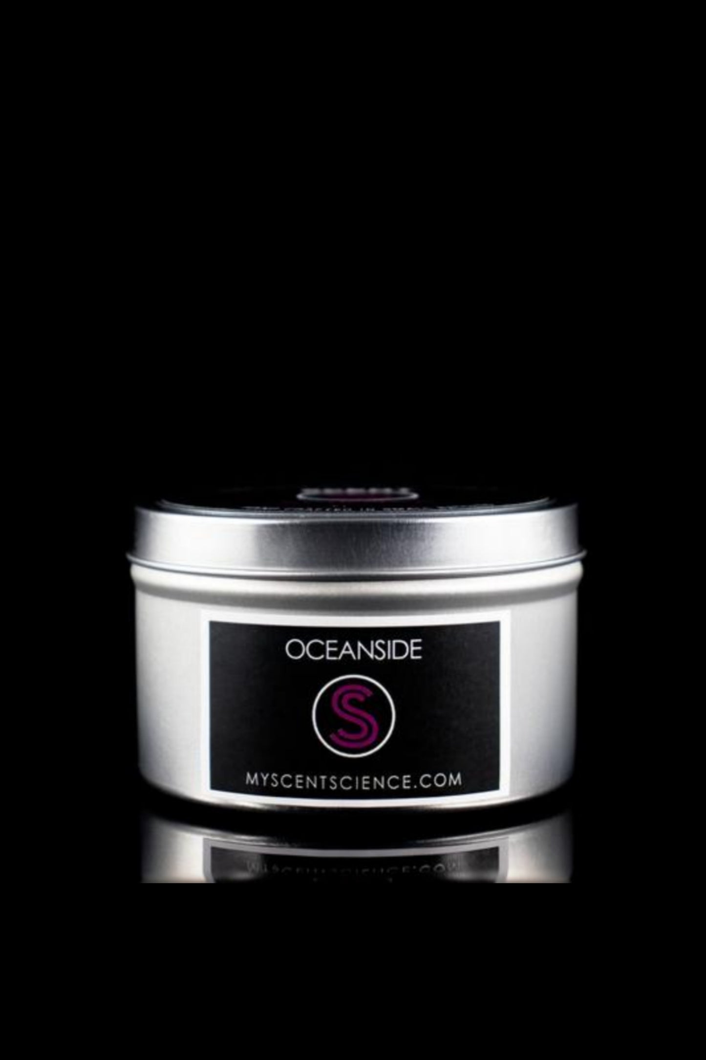 Oceanside Travel Tin Candle