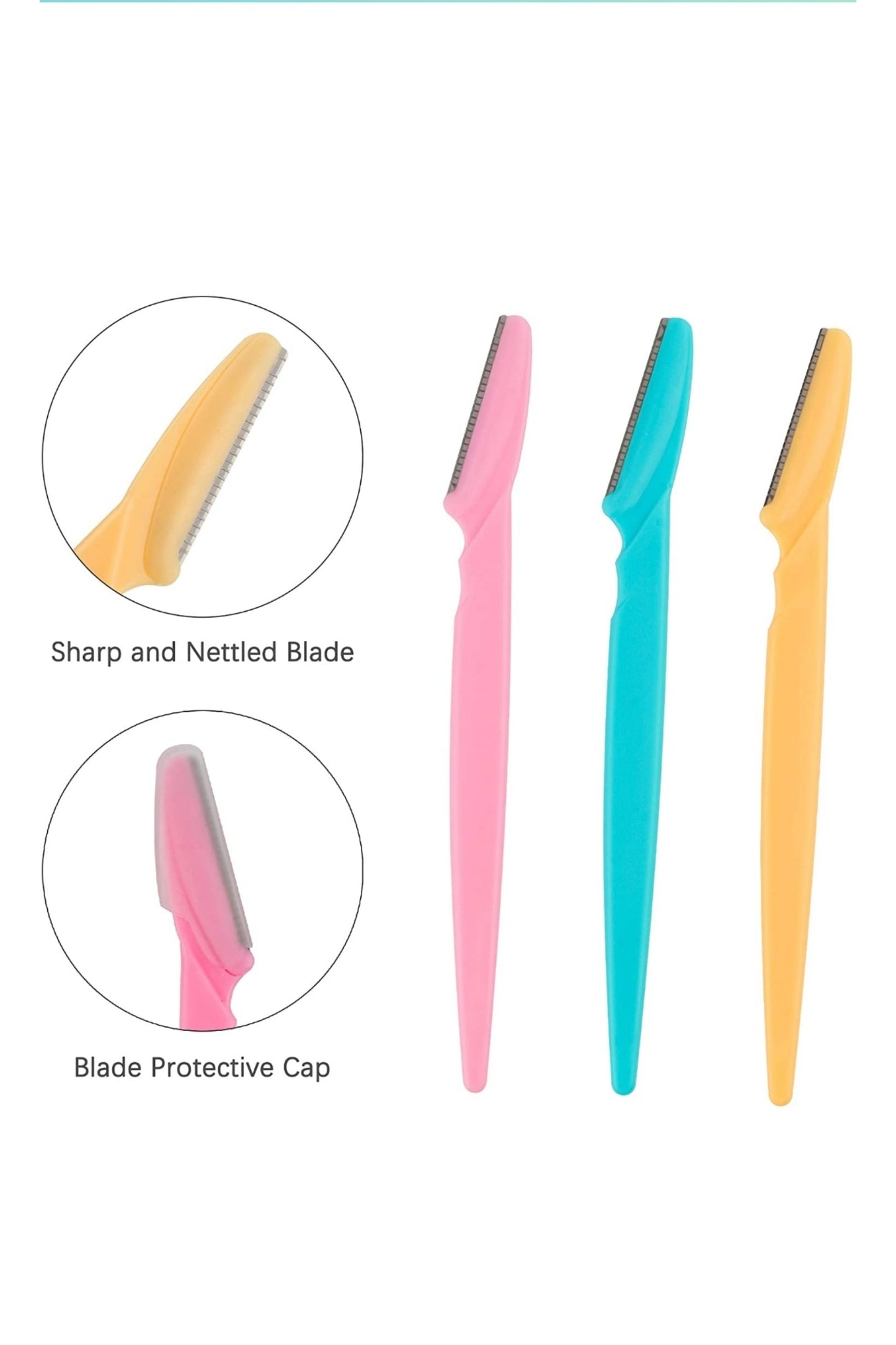 (2) Eyebrow Razors