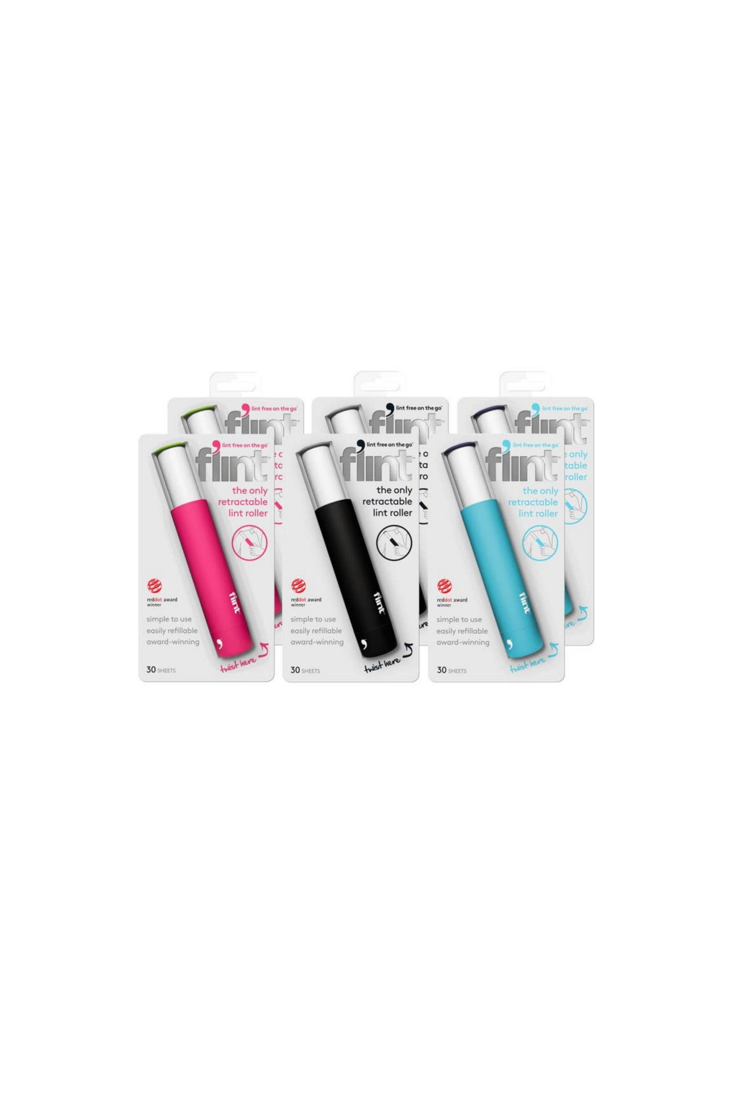 Flint Lint Roller Travel Size