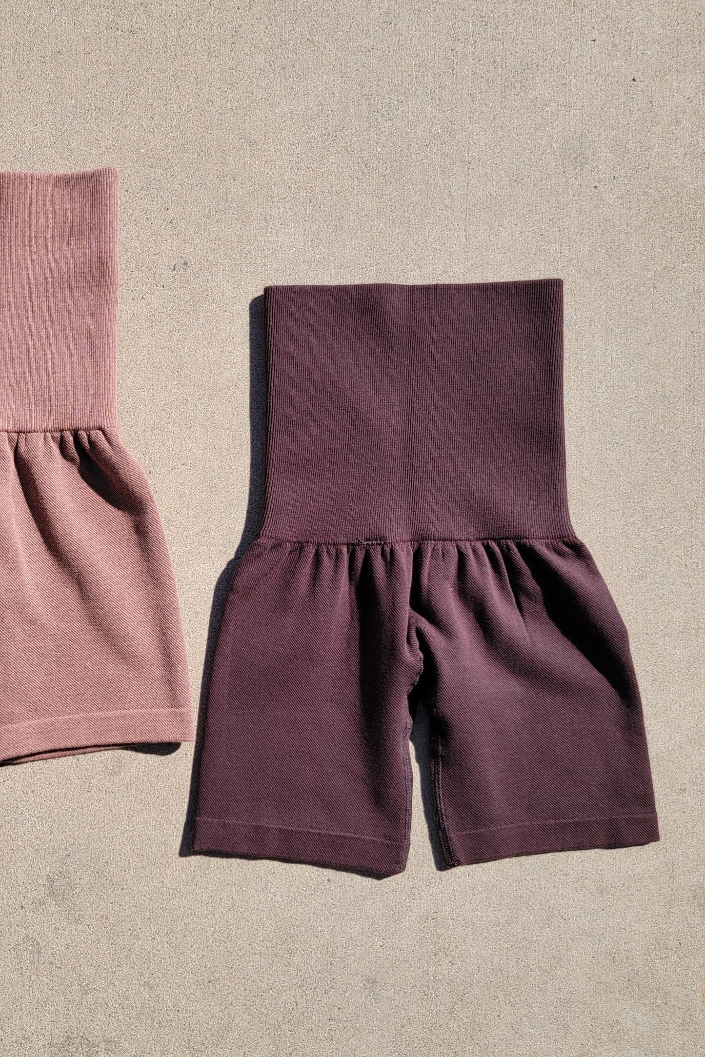 Brown - Hold Me Tight Faja Shorts - Biker Shorts