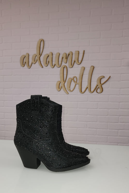 Rhinestone Western Boots - NO BOX
