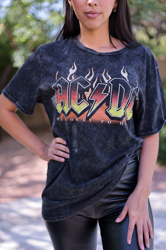 ACDC - Graphic Super soft washed Tee