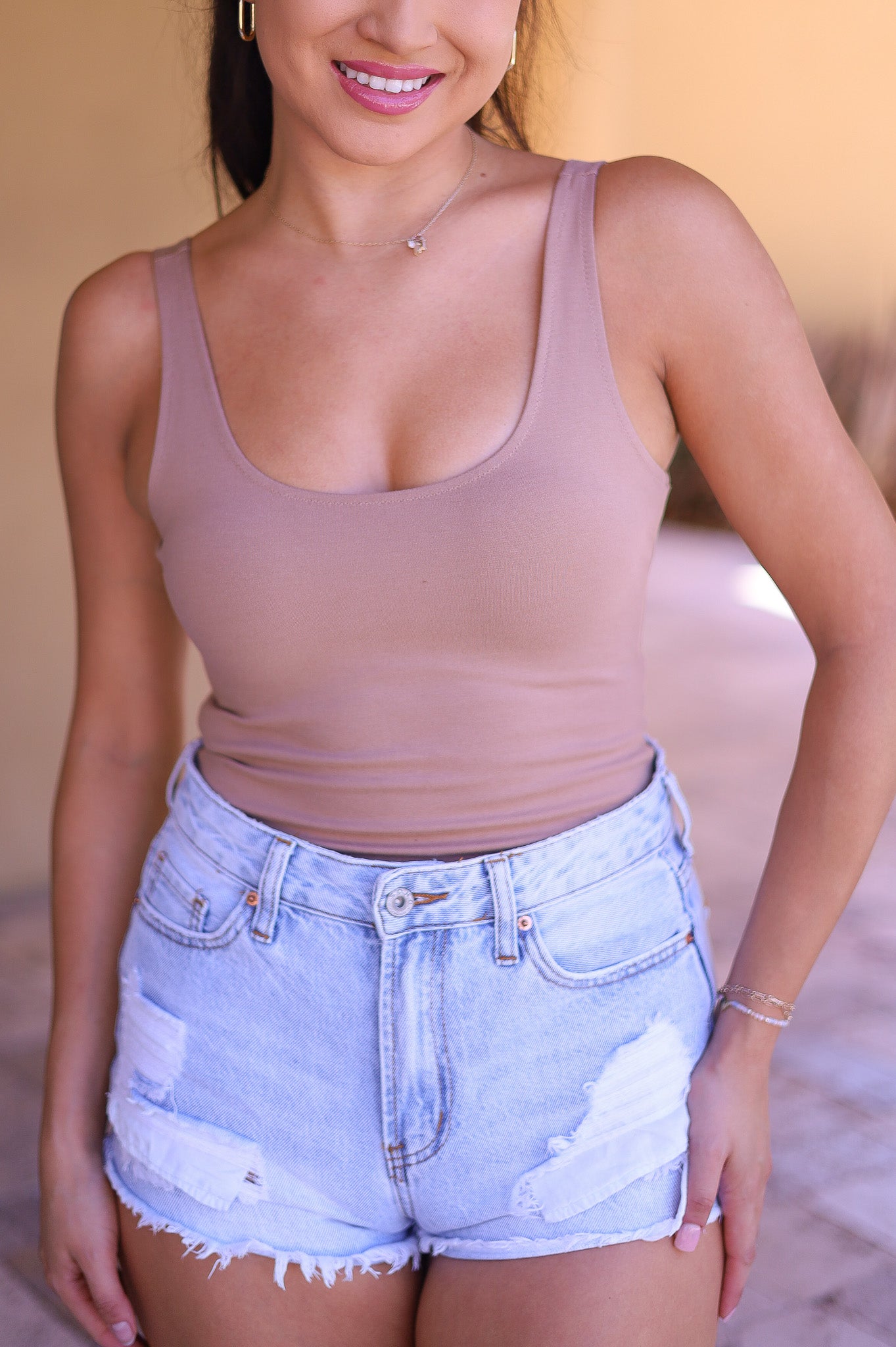 Nude - Thick Seamless Bodysuit - Ponte Bpdysuit