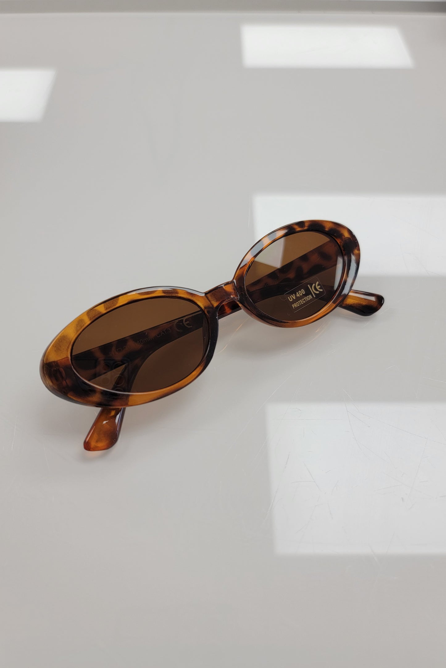 Brown Tortoise - Slim Sunglasses