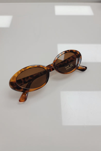 Brown Tortoise - Slim Sunglasses