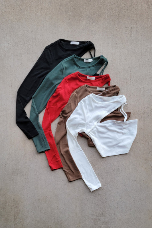 Teaser Long Sleeve Crop Top