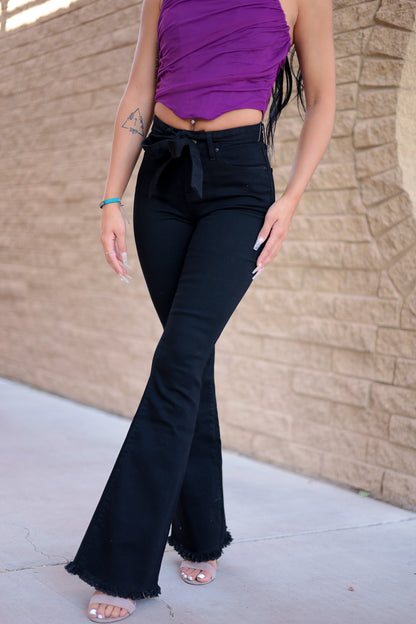 Black - Flare Jeans