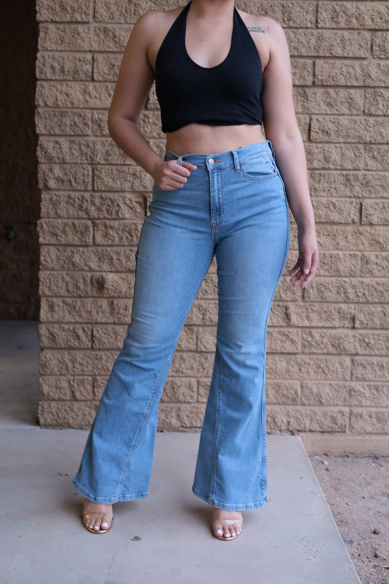 Vintage Babe Flare Jeans
