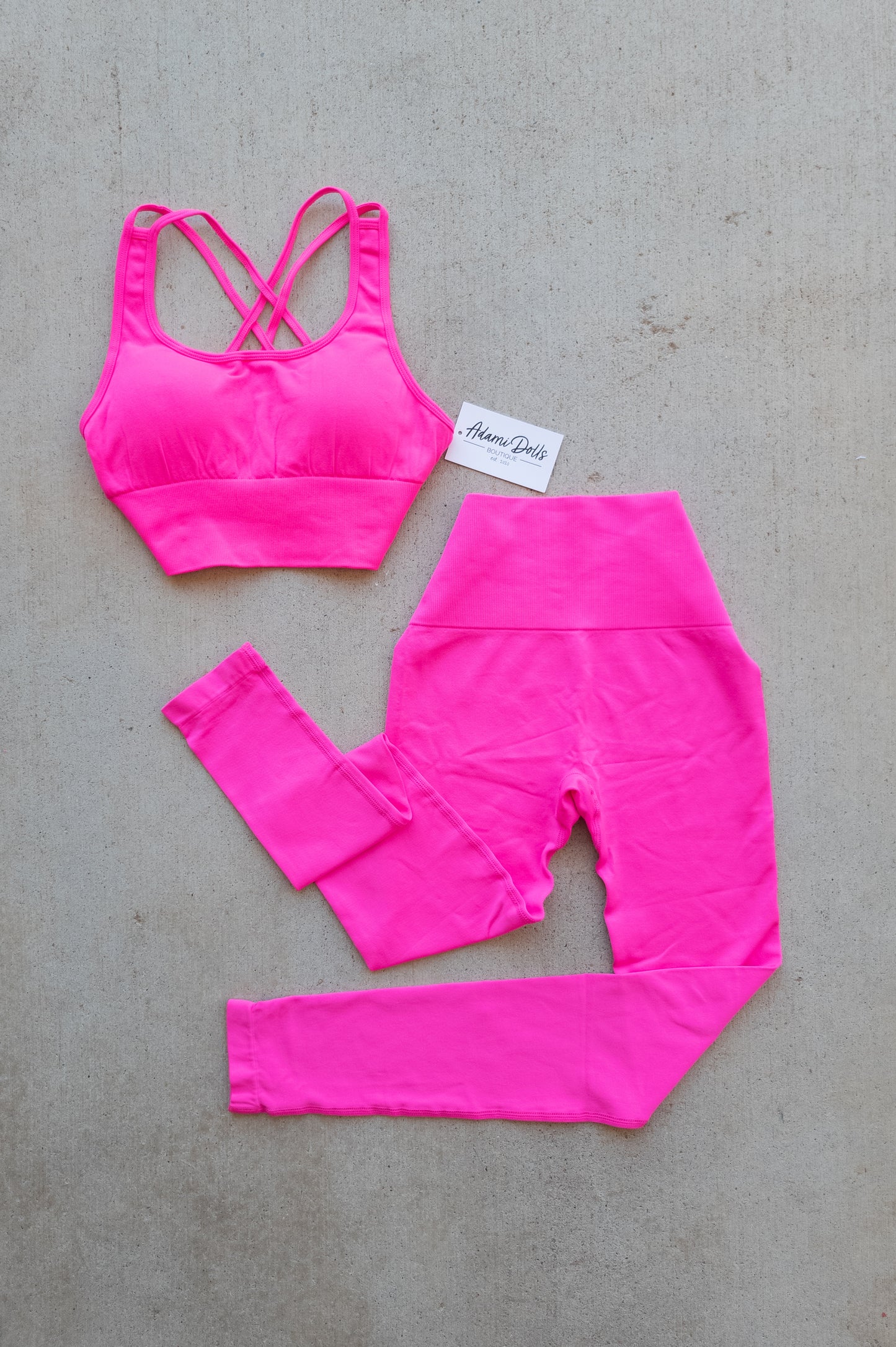 Neon Pink Intentions Set