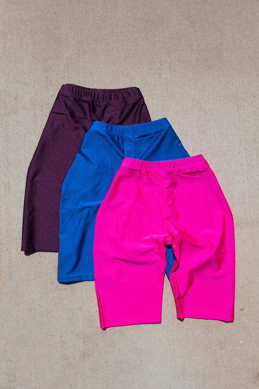 Shiny Biker Short