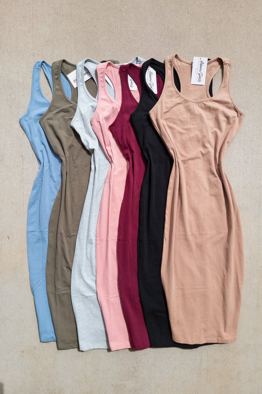 Wind Down Midi Tank Dress
