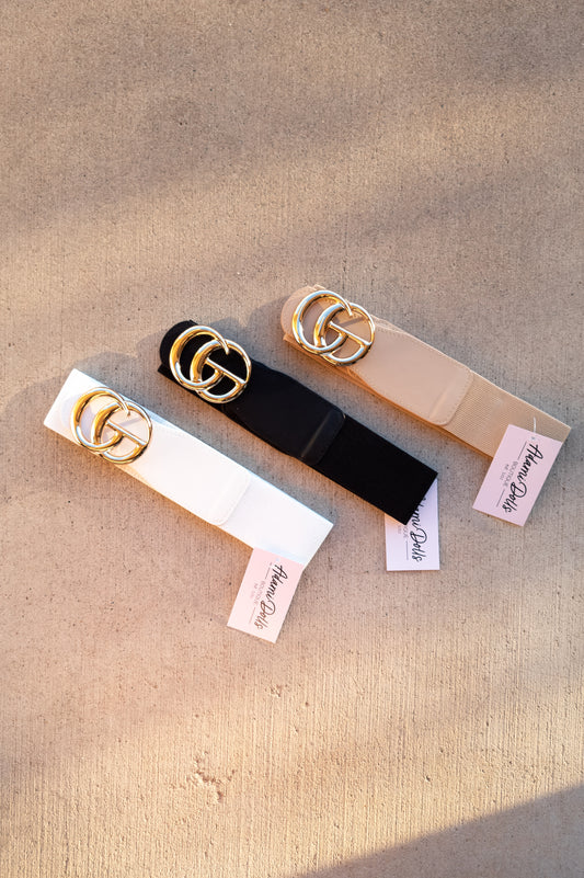 White - Oversized Belt