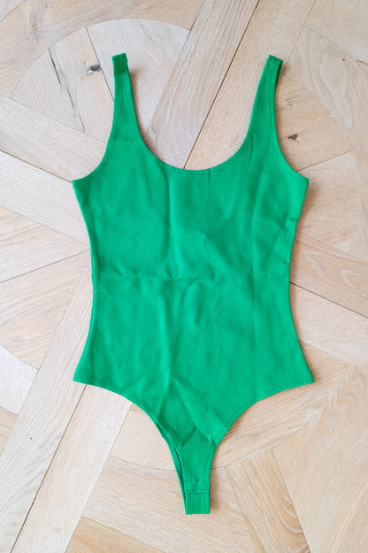 Kelly Green - Thick Seamless Bodysuit Top