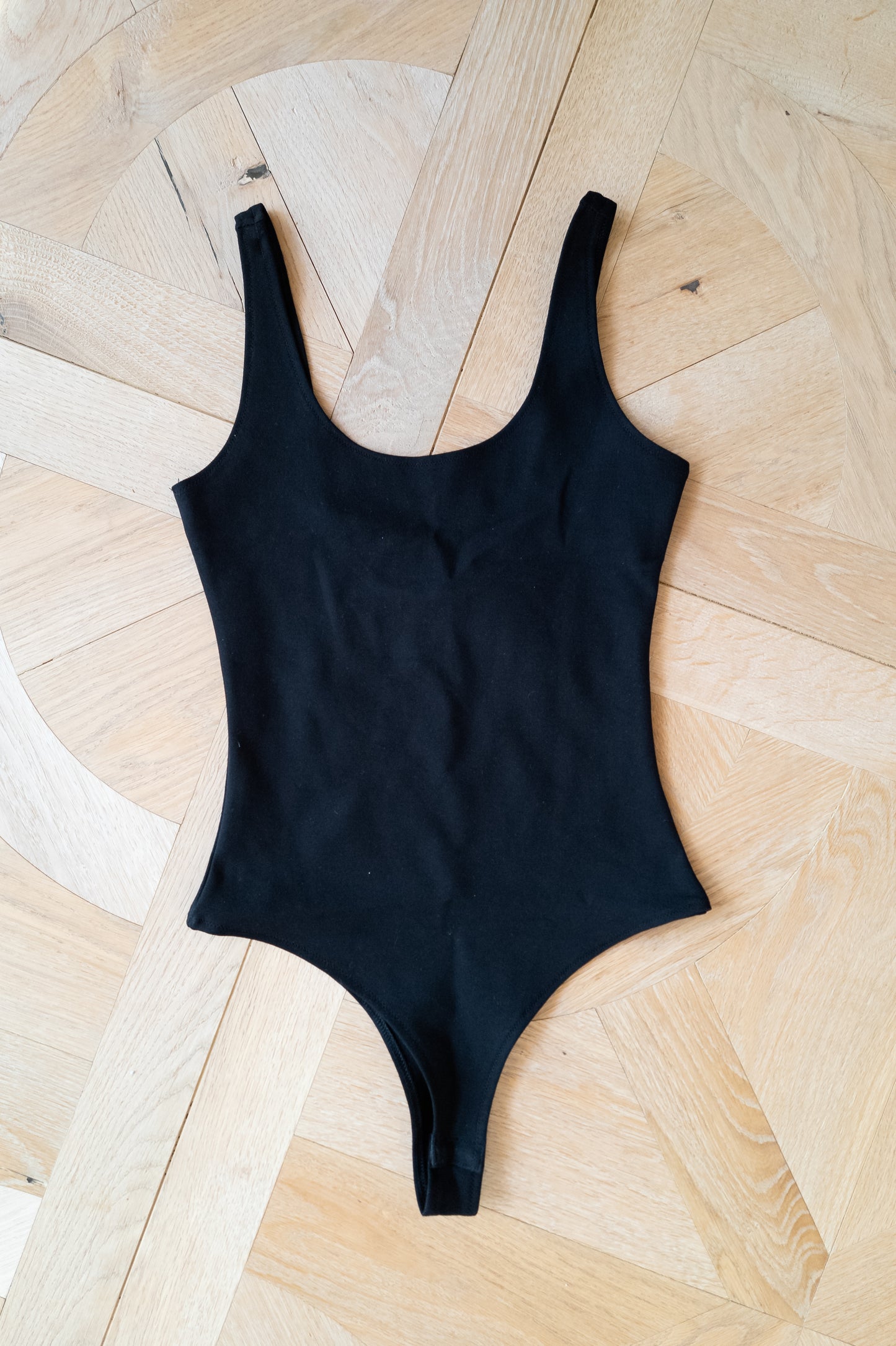 Black - Thick Seamless Bodysuit