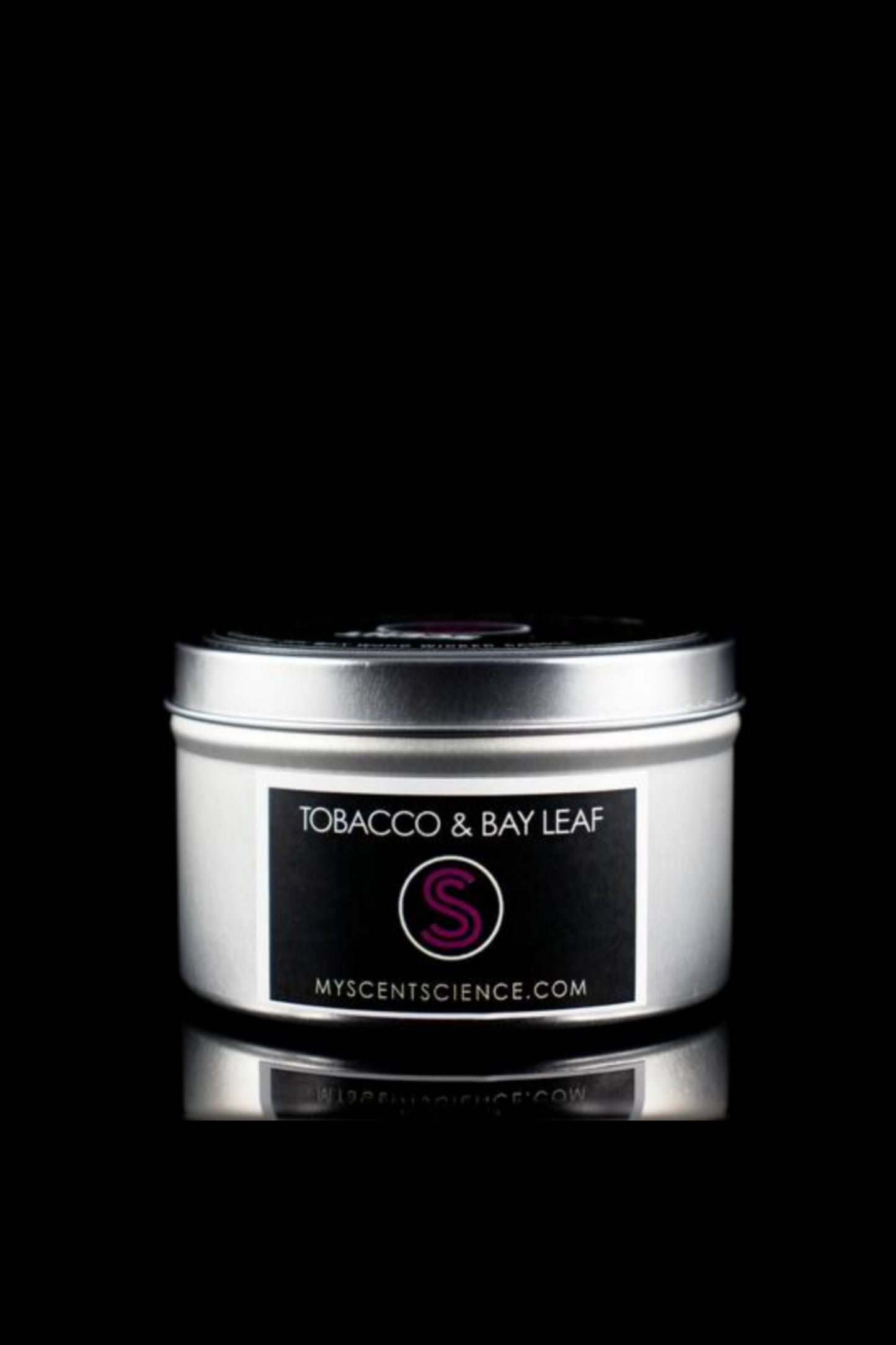 Tobacco and Bay Leaf Travel Tin Candle