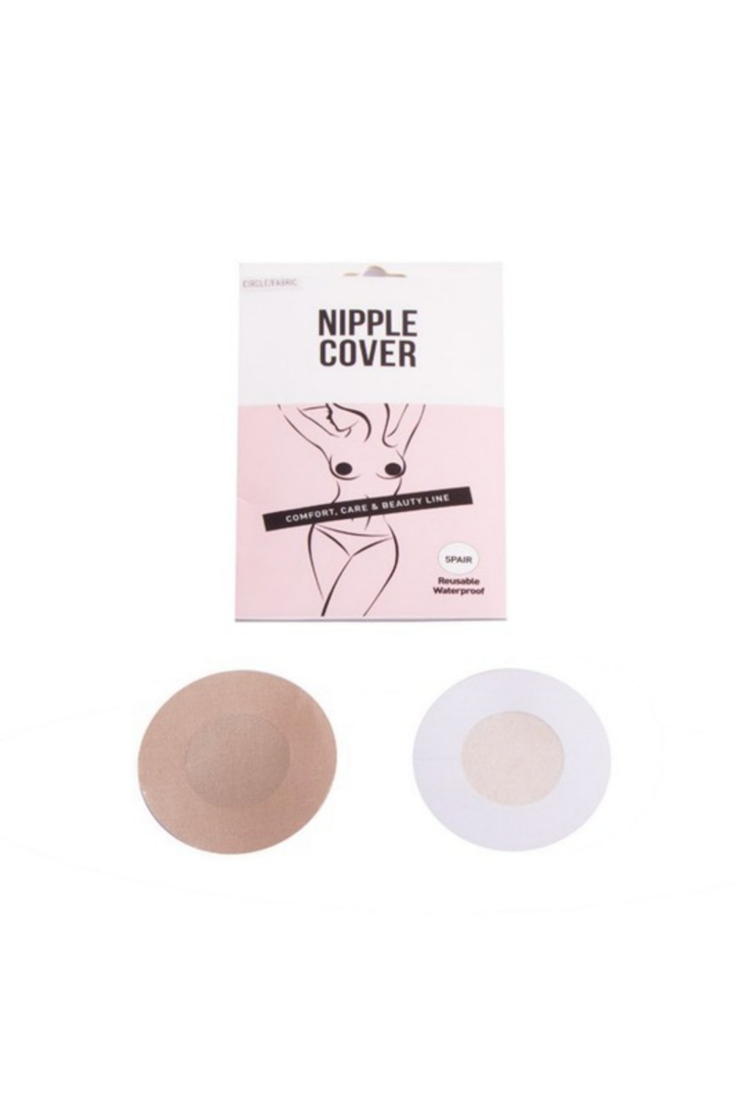 Nude - (5 Pair) Pasties - Nipple Cover