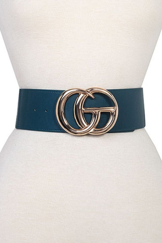 Teal - Oversized Belt