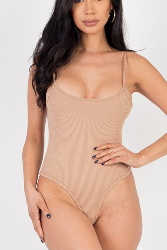 Ribbed Cami Bodysuit