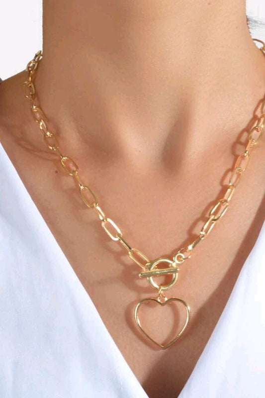 Gold - Heart Necklace